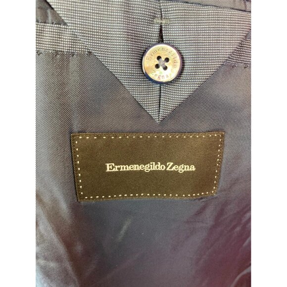 Ermenegildo Zegna Blue Blazer - 85% wool, 10% cashmere, 5% silk - Picture 4 of 4